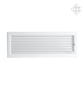 kratka kominkowa 17x49 oskar z żaluzją biała