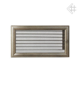 kratka kominkowa 17x30 oskar czarno-złota z żaluzją