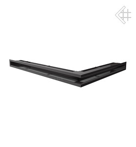 kratka wentylacyjna luft narożny SF (płytki) lewy 766x547x60 mm - kolor czarny