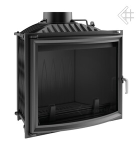 Wkład kominkowy powietrzny żeliwny z szybrem Felix panoramiczny + dolot, moc 8-22kw