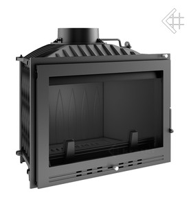 Wkład kominkowy powietrzny żeliwny z szybrem Wiktor Lux + dolot, moc 7-18kw