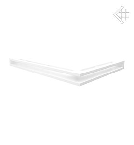 kratka wentylacyjna luft narożny SF (płytki) lewy 766x547x60 mm - kolor biały
