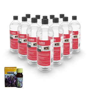 ZESTAW: biopaliwo 12 butelek po 1L + olejek lawenda GRATIS