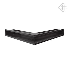 kratka wentylacyjna luft SF (płytki) narożny 560x560x90 mm - kolor czarny