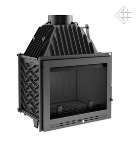 Wkład kominkowy powietrzny żeliwny z szybrem Zuzia Lux, 8-22kw