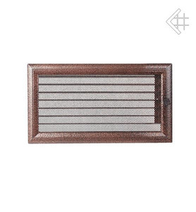 kratka kominkowa 17x30 oskar miedziana malowana z żaluzją