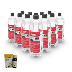 ZESTAW: biopaliwo 12 butelek po 1L + olejek wanilia GRATIS