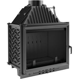 Wkład kominkowy powietrzny żeliwny z szybrem Amelia 13 Eko, moc 5-15,5kw