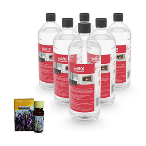 ZESTAW: biopaliwo 6 butelek po 1L + olejek lawenda GRATIS