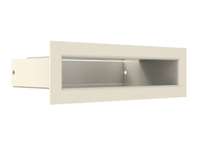 kratka wentylacyjna luft SF (płytki) 60x200 mm - kolor kremowy