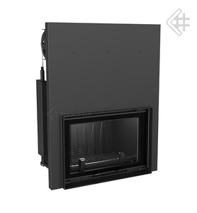 Wkład kominkowy powietrzny żeliwny Oliwia gilotyna + dolot, moc 9-23kw