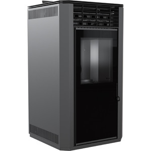 Piec wolnostojący RAFAEL na pellet + dolot z wylotem spalin fi 80, moc 3-6kw