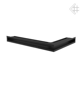 kratka luft SF (płytki) narożny lewy 600x400x60 mm - kolor czarny
