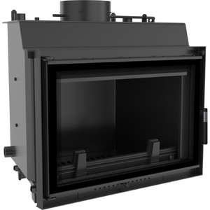 wkład kominkowy z płaszczem wodnym z szybrem WIKTOR DECO z wężownicą + dolot, moc 6-15kw