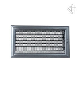 kratka kominkowa 17x30 oskar grafitowa z żaluzją