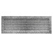 kratka wentylacyjna 17x49 FRESH czarno-srebrna